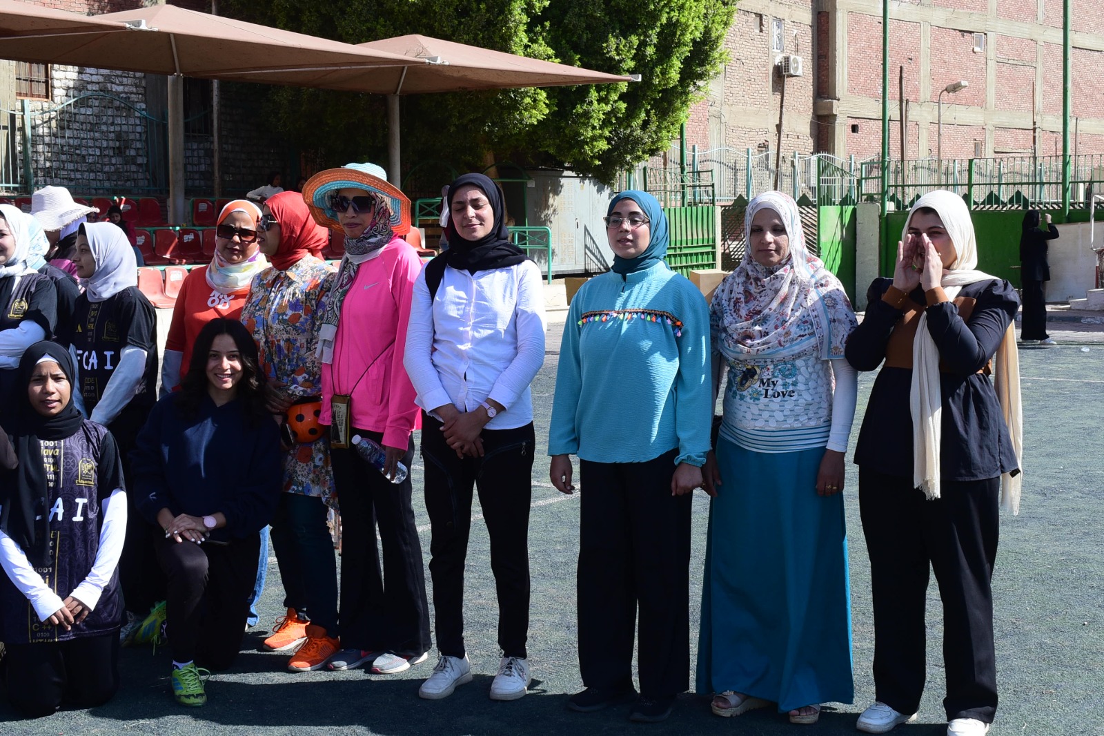 جامعة سوهاج تنظم اليوم الرياضي للفتاة الجامعية ضمن مبادرة 