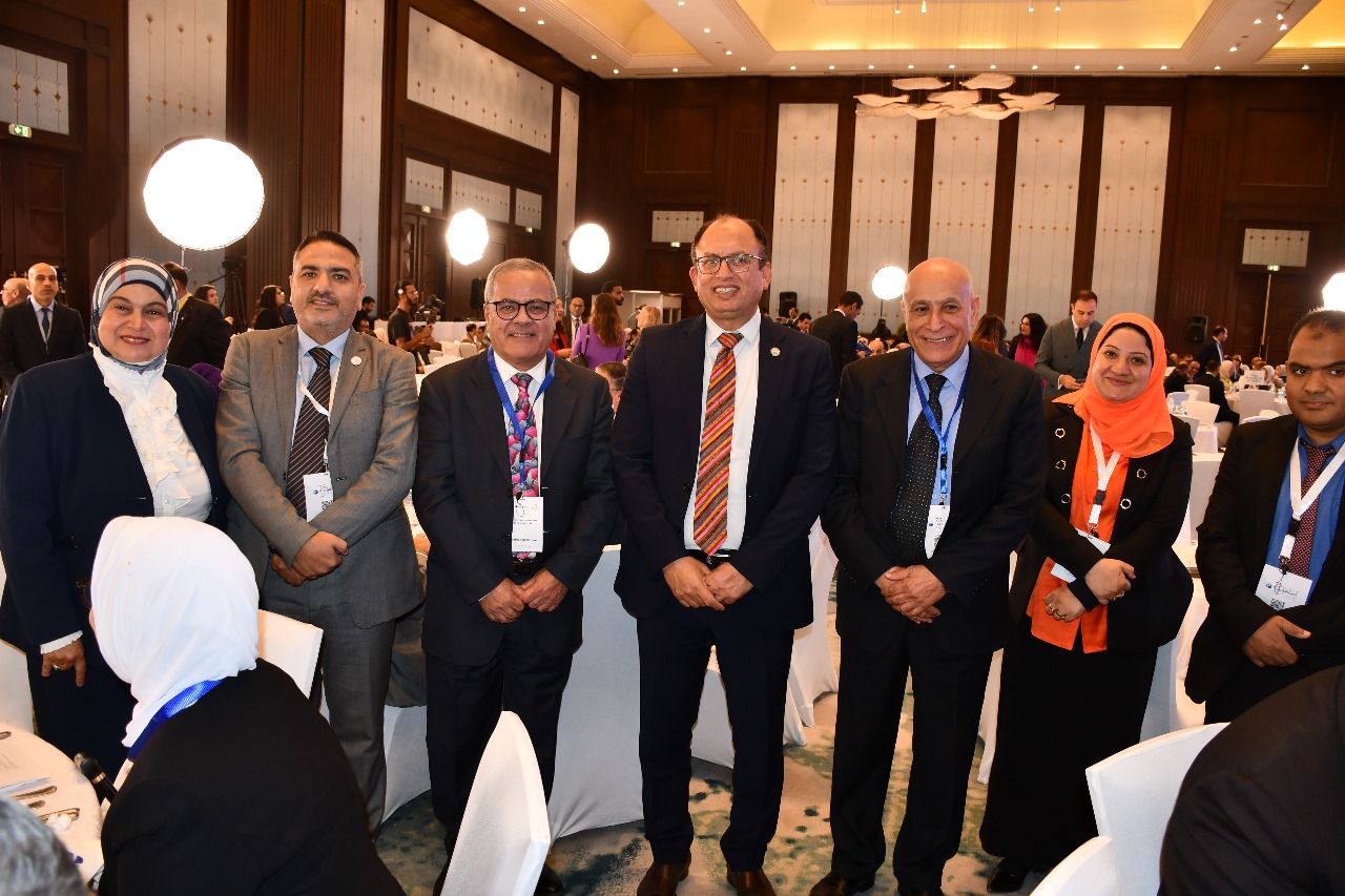 رئيس جامعة حلوان يشارك في احتفالات الذكرى 75 لهيئة 