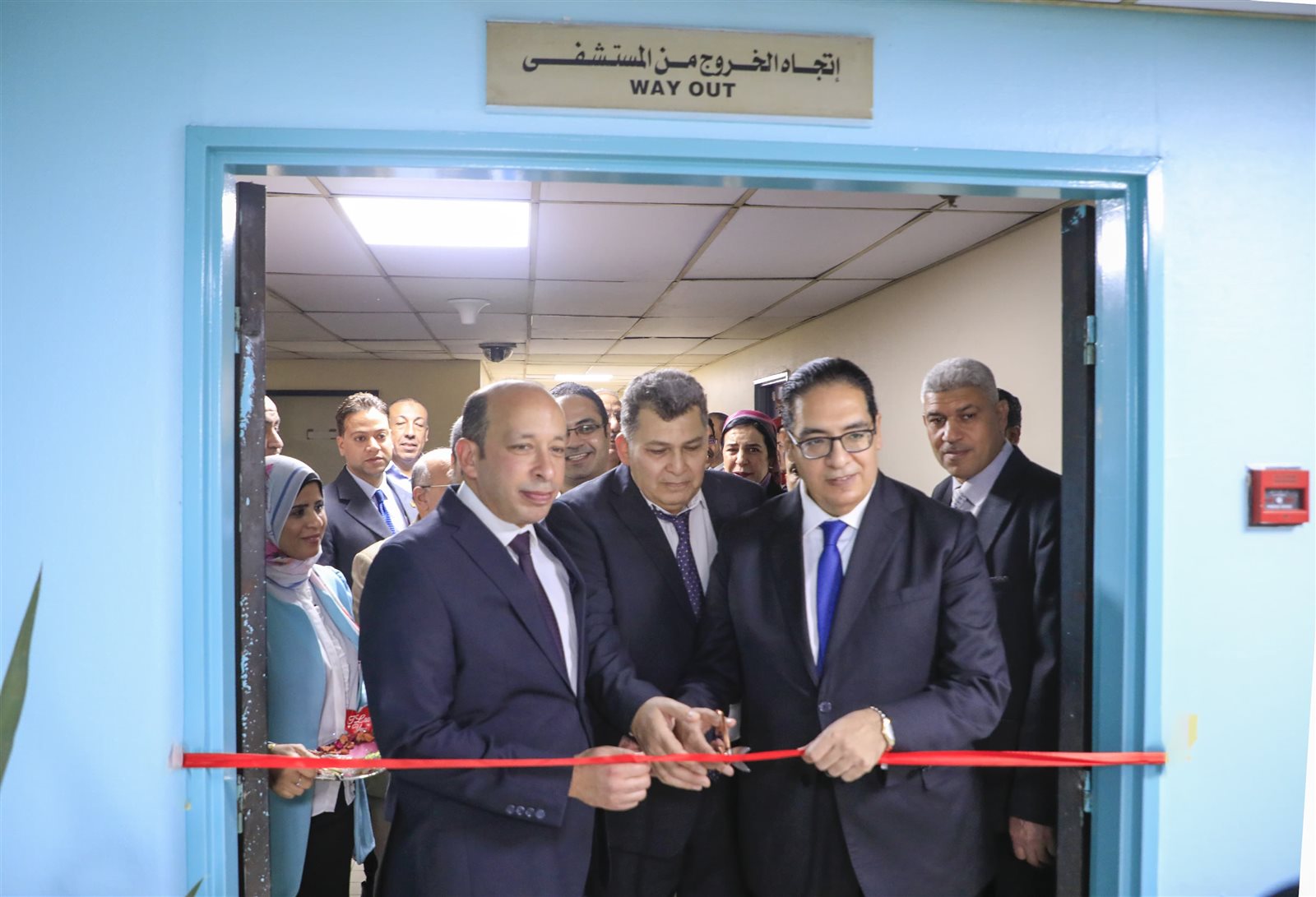 رئيس جامعة القاهرة يفتتح تطويرات جديدة بمستشفي الفرنساوي