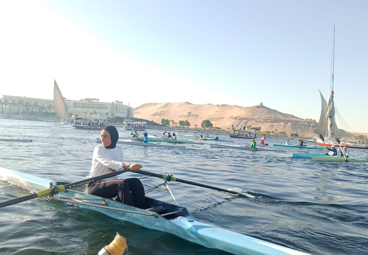 أسوان تستضيف مهرجان التجديف ضمن فعاليات مبادرة 100 يوم رياضة