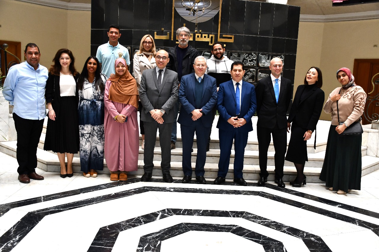 جامعة حلوان تستضيف وفد جامعة سابينزا الإيطالية 