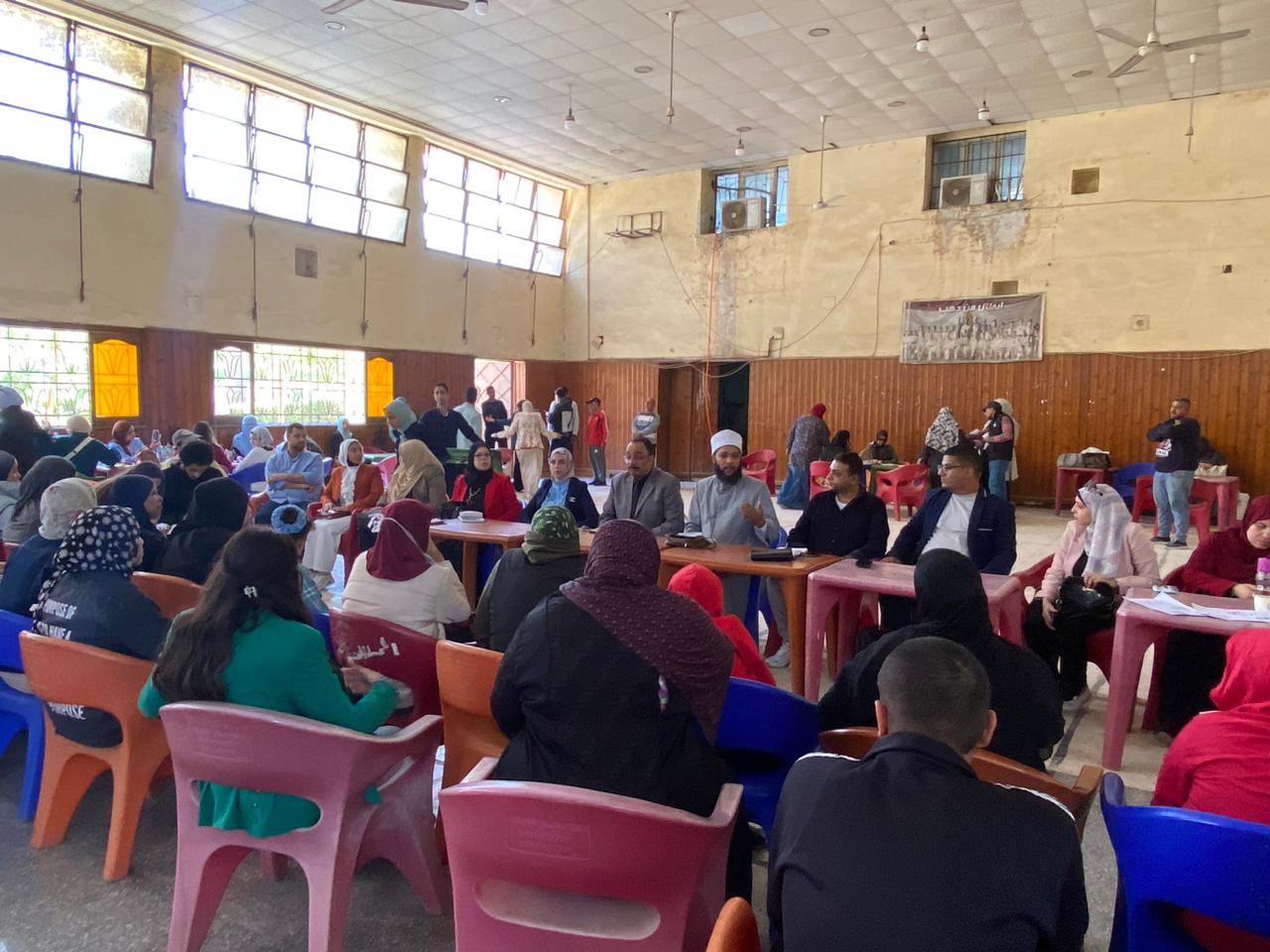 قافلة طبية وتنموية متكاملة في جامعة حلوان