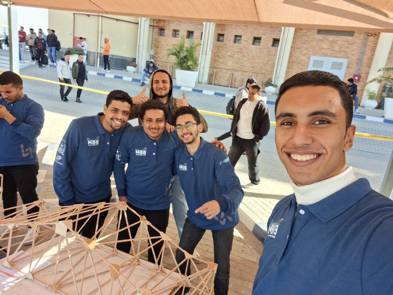 كلية الهندسة بالمطرية جامعة حلوان تفوز في مسابقة BBM بالجامعة المصرية الروسية