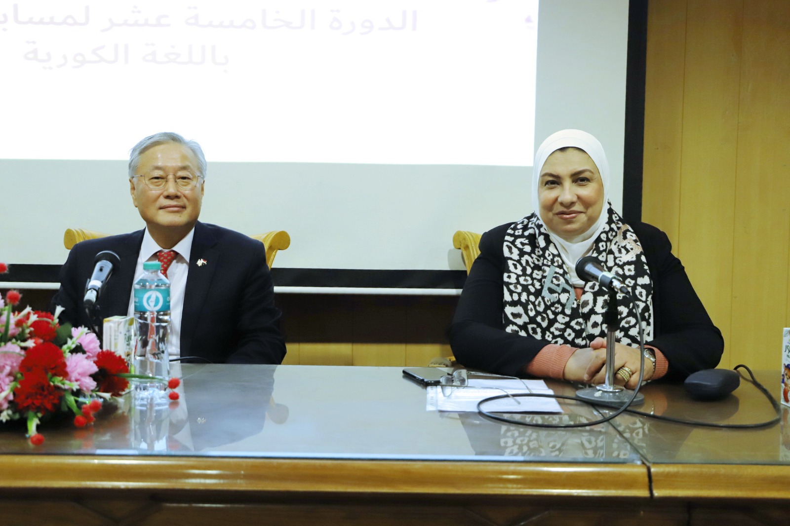 جامعة عين شمس تحتضن أكبر مسابقة للتحدث باللغة الكورية في الشرق الأوسط بكلية الألسن