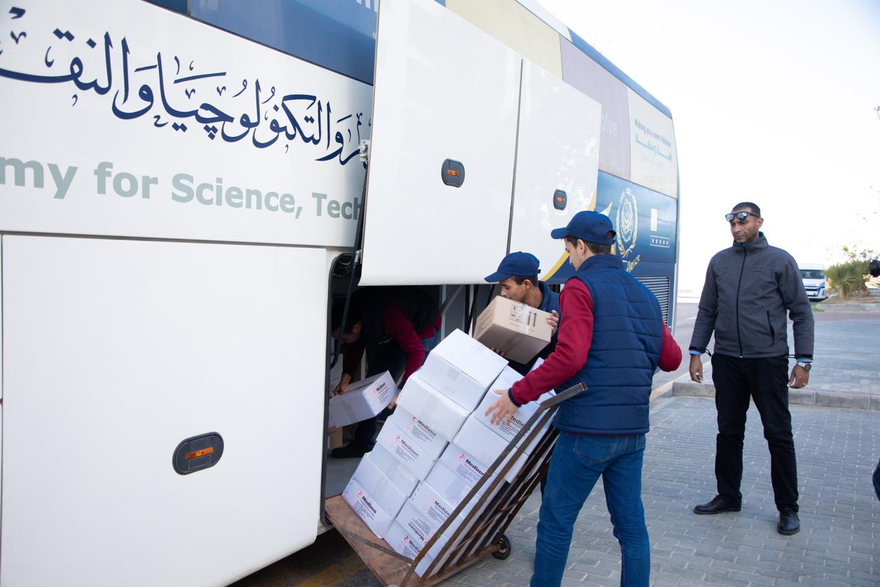 قافلة طبية متميزة لدعم مستشفى الضبعة بتنظيم الأكاديمية العربية للعلوم والتكنولوجيا