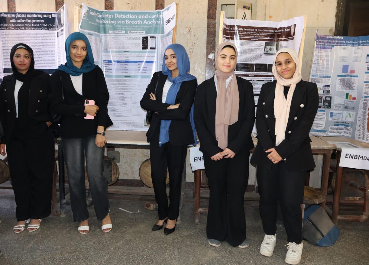 طلاب تعليم القاهرة يتألقون في المعرض المحلي للعلوم والهندسة