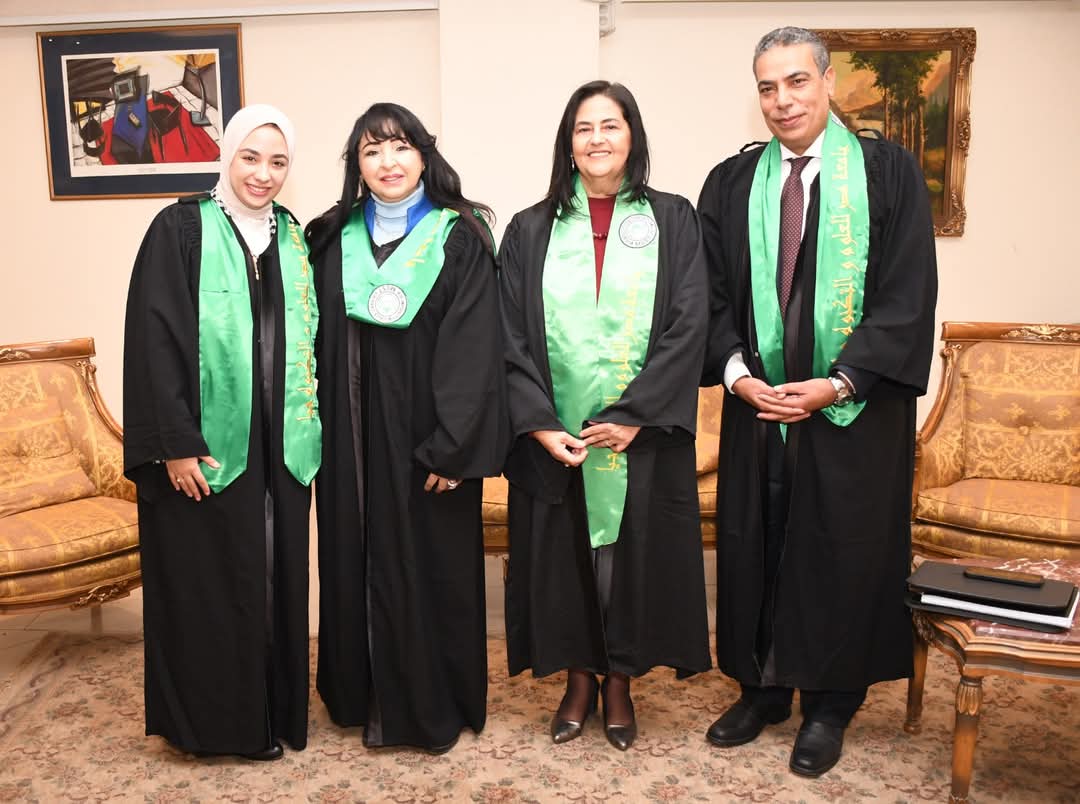 جامعة مصر للعلوم والتكنولوجيا تمنح الباحثة حبيبة زكي درجة الماجستير بتقدير ممتاز في مجال الإعلام