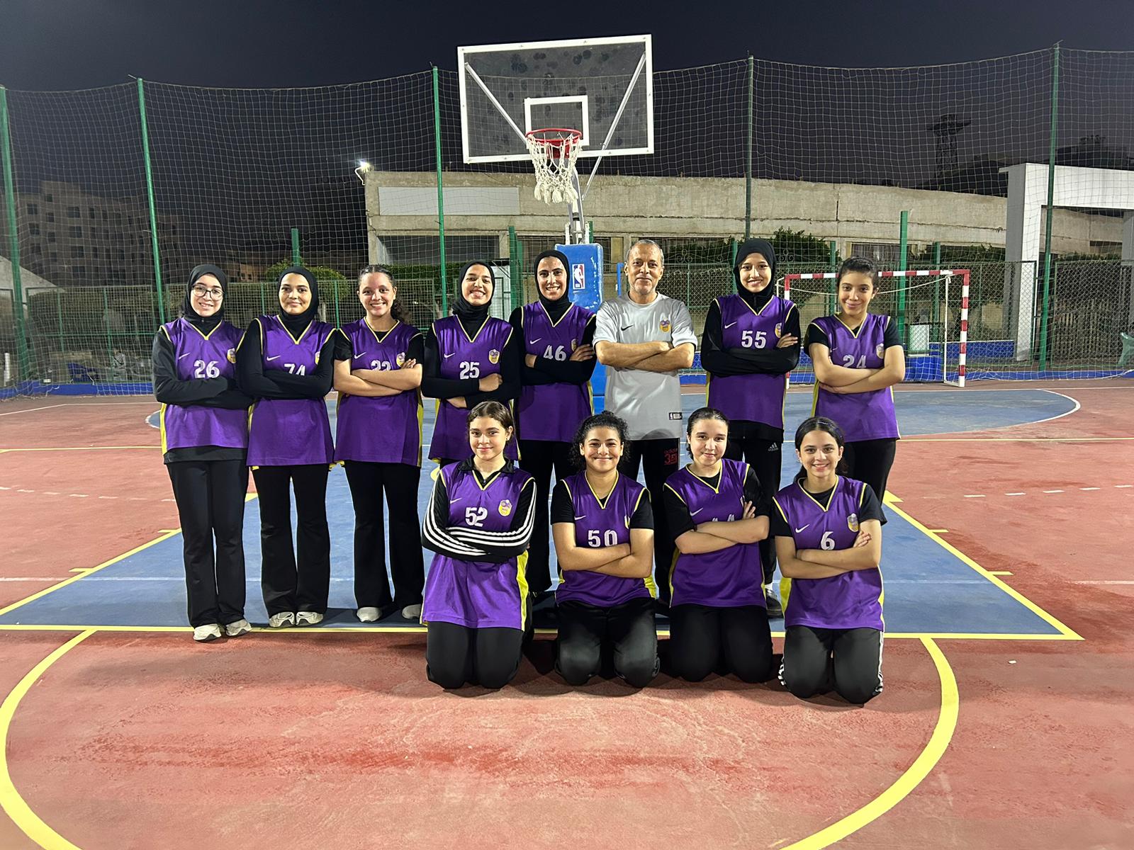 جامعة المنصورة تحقق إنجازًا رياضيًا جديدًا بصعود فريق الناشئات لكرة السلة لبطولة الجمهورية