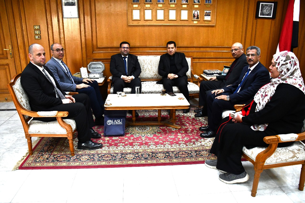 جامعة حلوان تعزز شراكتها الأكاديمية مع جامعة العلوم التطبيقية الأردنية