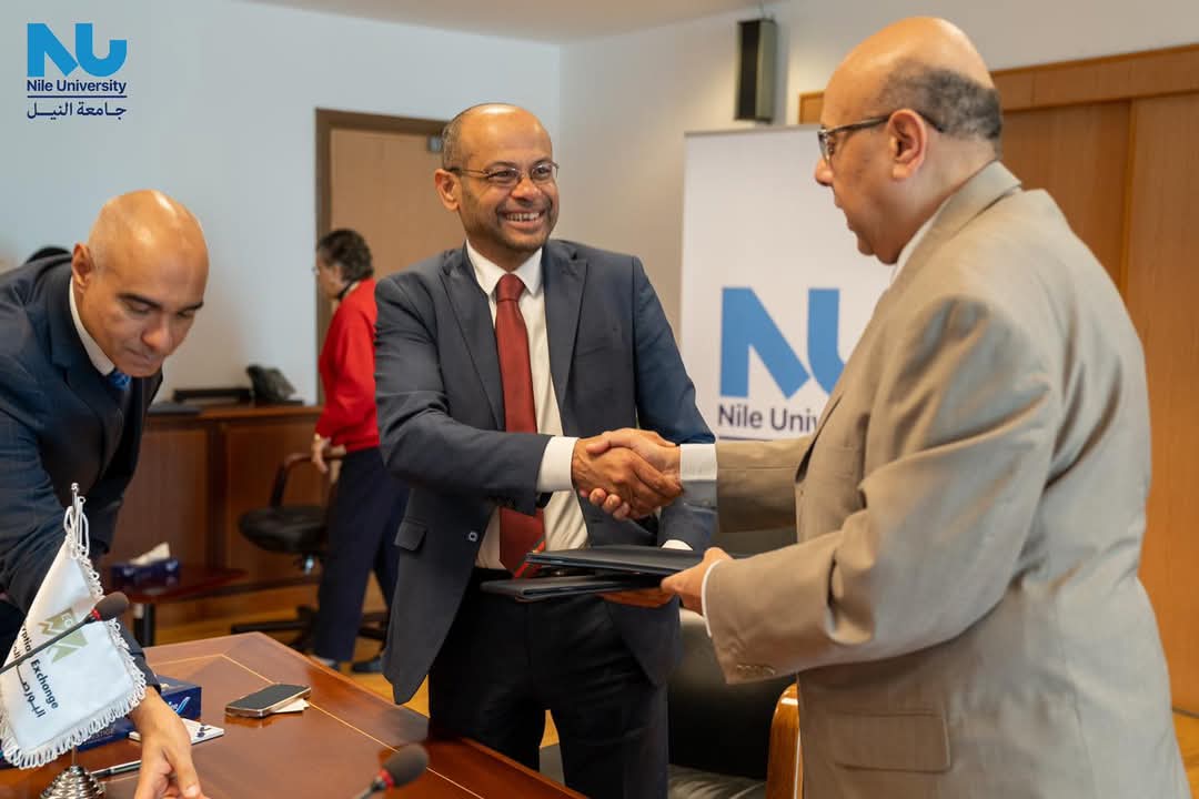 جامعة النيل توقع بروتوكول تعاون مع البورصة المصرية لتعزيز الثقافة المالية
