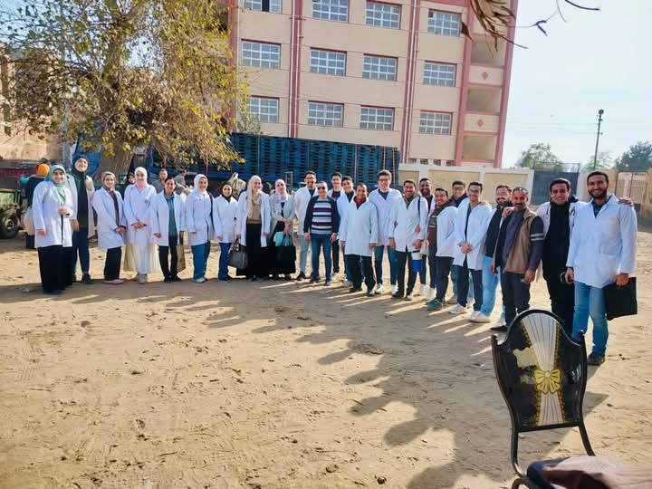 جامعة المنوفية تطلق قافلة بيطرية مجانية لخدمة قرى قويسنا
