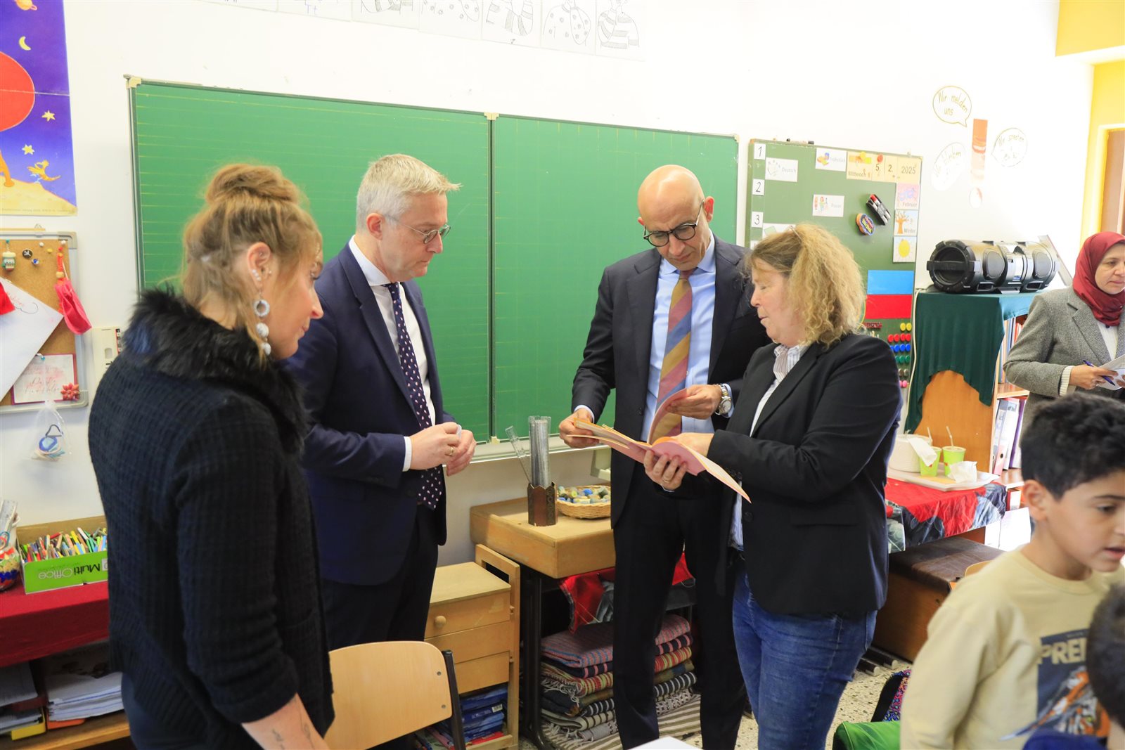 وزير التربية والتعليم يتفقد المدرسة الألمانية الإنجيلية بالقاهرة