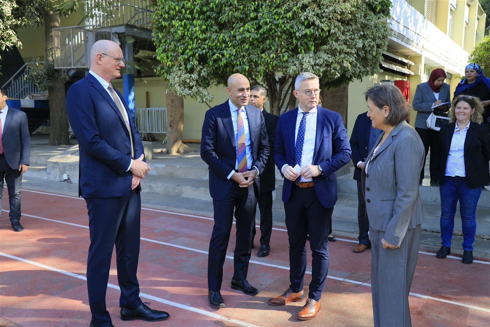 وزير التربية والتعليم يتفقد المدرسة الألمانية الإنجيلية بالقاهرة