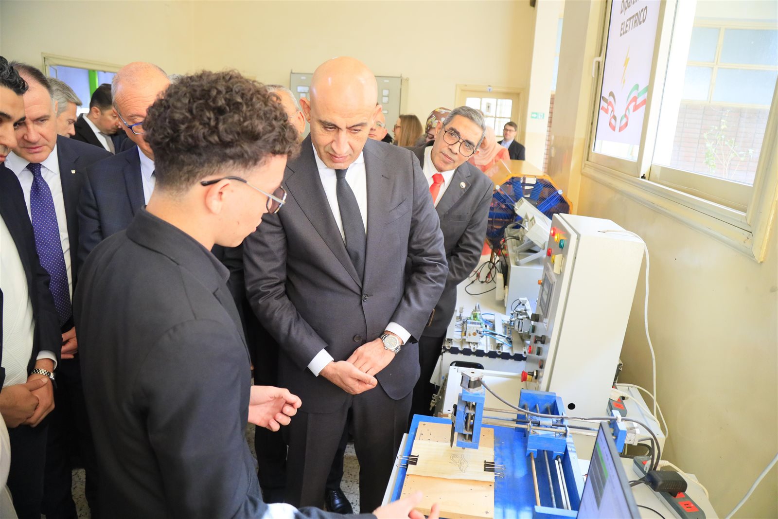 وزير التربية والتعليم ونظيره الإيطالي يفتتحان القرية الإيطالية بمعهد السالزيان دون بوسكو