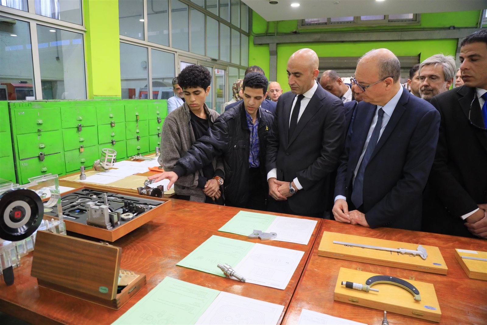 وزير التربية والتعليم ونظيره الإيطالي يفتتحان القرية الإيطالية بمعهد السالزيان دون بوسكو