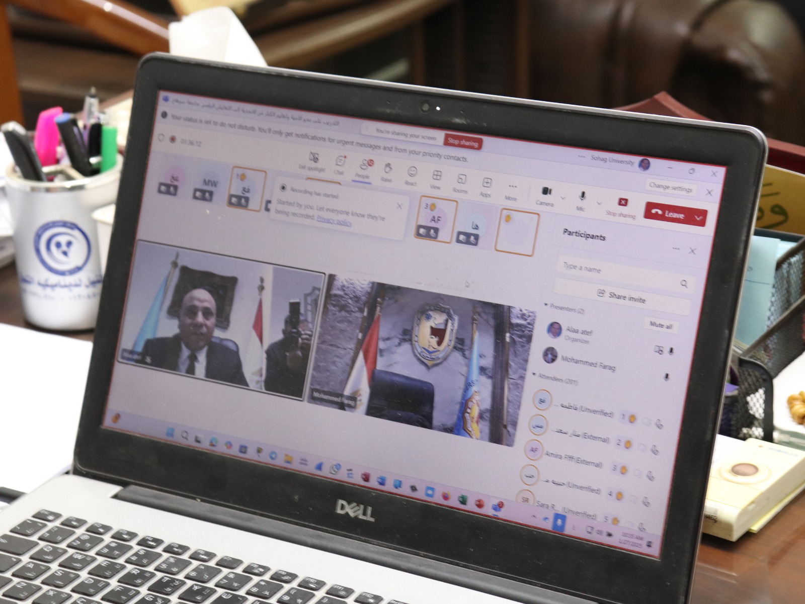 جامعة سوهاج تواصل جهودها في محو أمية 500 طالب وطالبة 