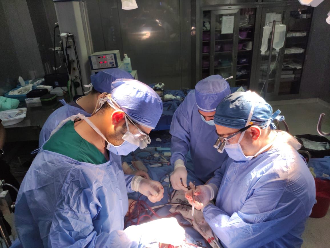 أول جراحة قلب مفتوح لطفل من غزة