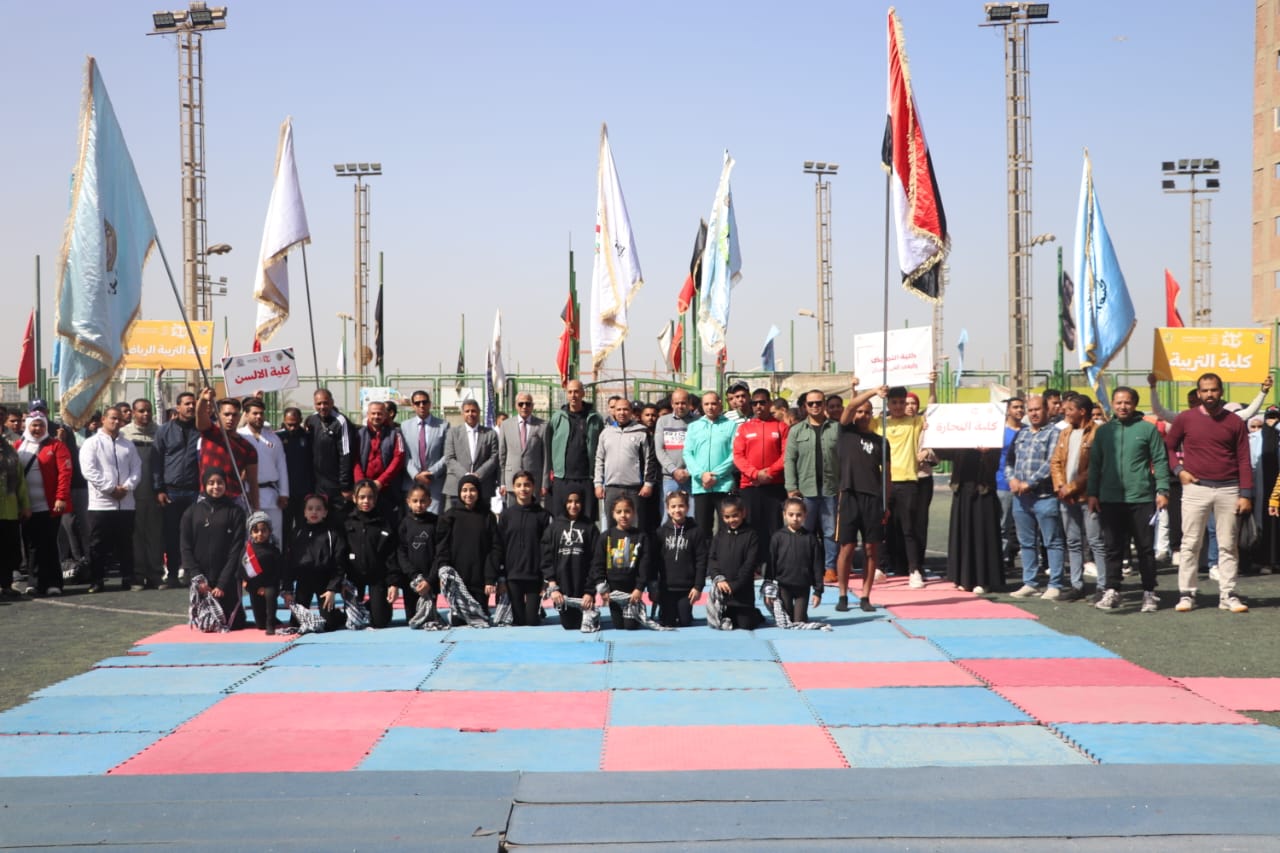 جامعة سوهاج تختتم مهرجان اللياقة البدنية BE FIT