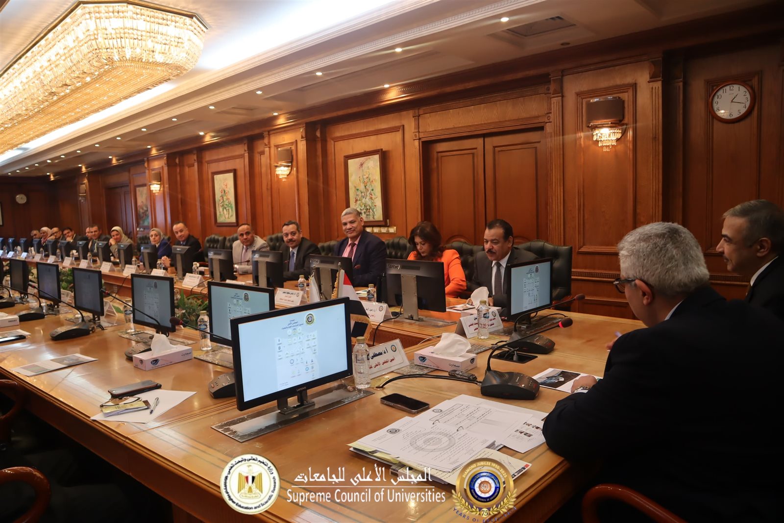 اجتماع المجلس الأعلي للدراسات العليا