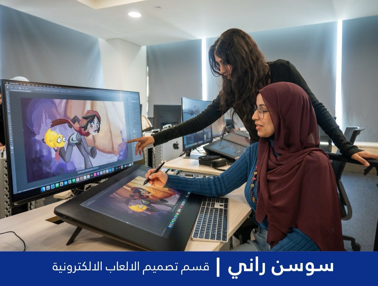 طلاب جامعة مصر للمعلوماتية يبدعون في تصميم الألعاب الإلكترونية