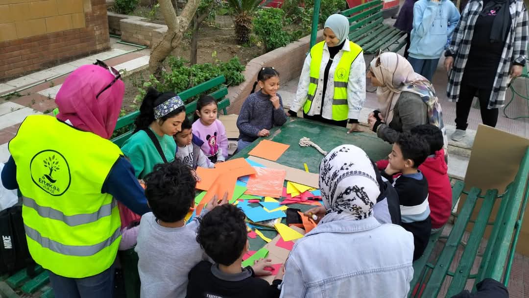 كلية علوم الرياضة بنات بجامعة حلوان تنظم ورشة زينة رمضان صديقة للبيئة