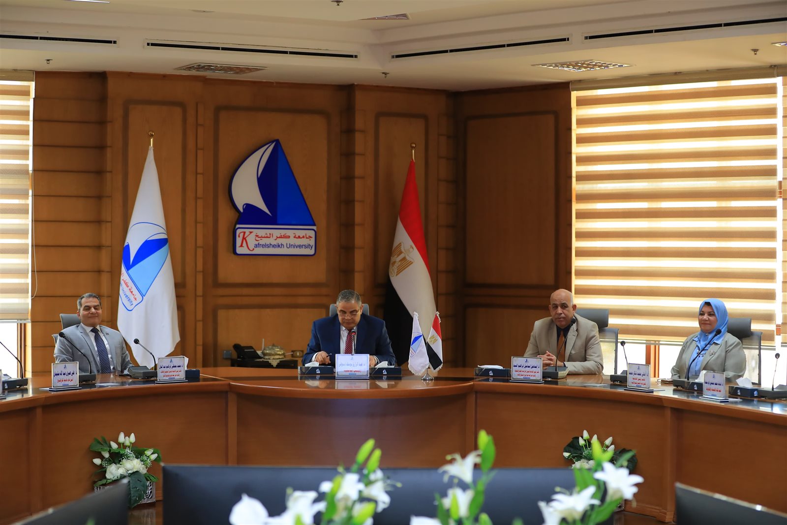 جامعة كفر الشيخ تعتمد قرارات جديدة