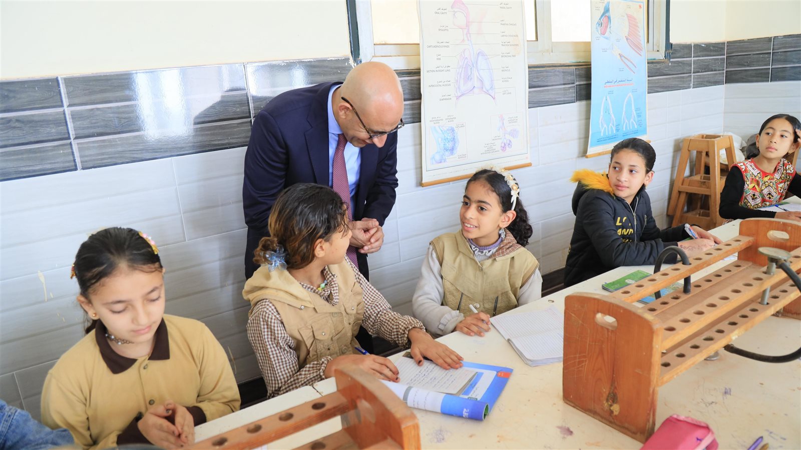 وزير التربية والتعليم في جولة مفاجئة بمدارس المنوفية