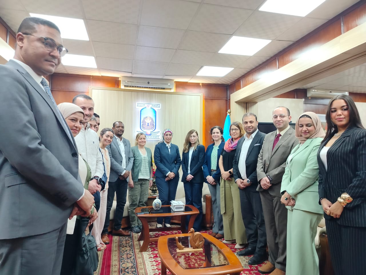 جامعة الأقصر تستقبل وفد الاتحاد الأوروبي لمناقشة سبل التعاون الأكاديمي