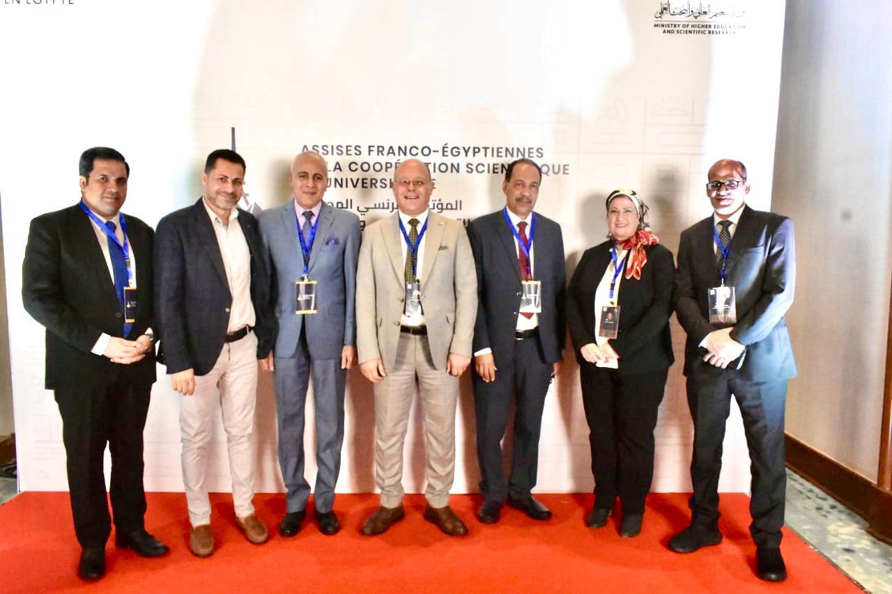رئيس جامعة سوهاج يشارك في المؤتمر المصري الفرنسي للتعاون العلمي
