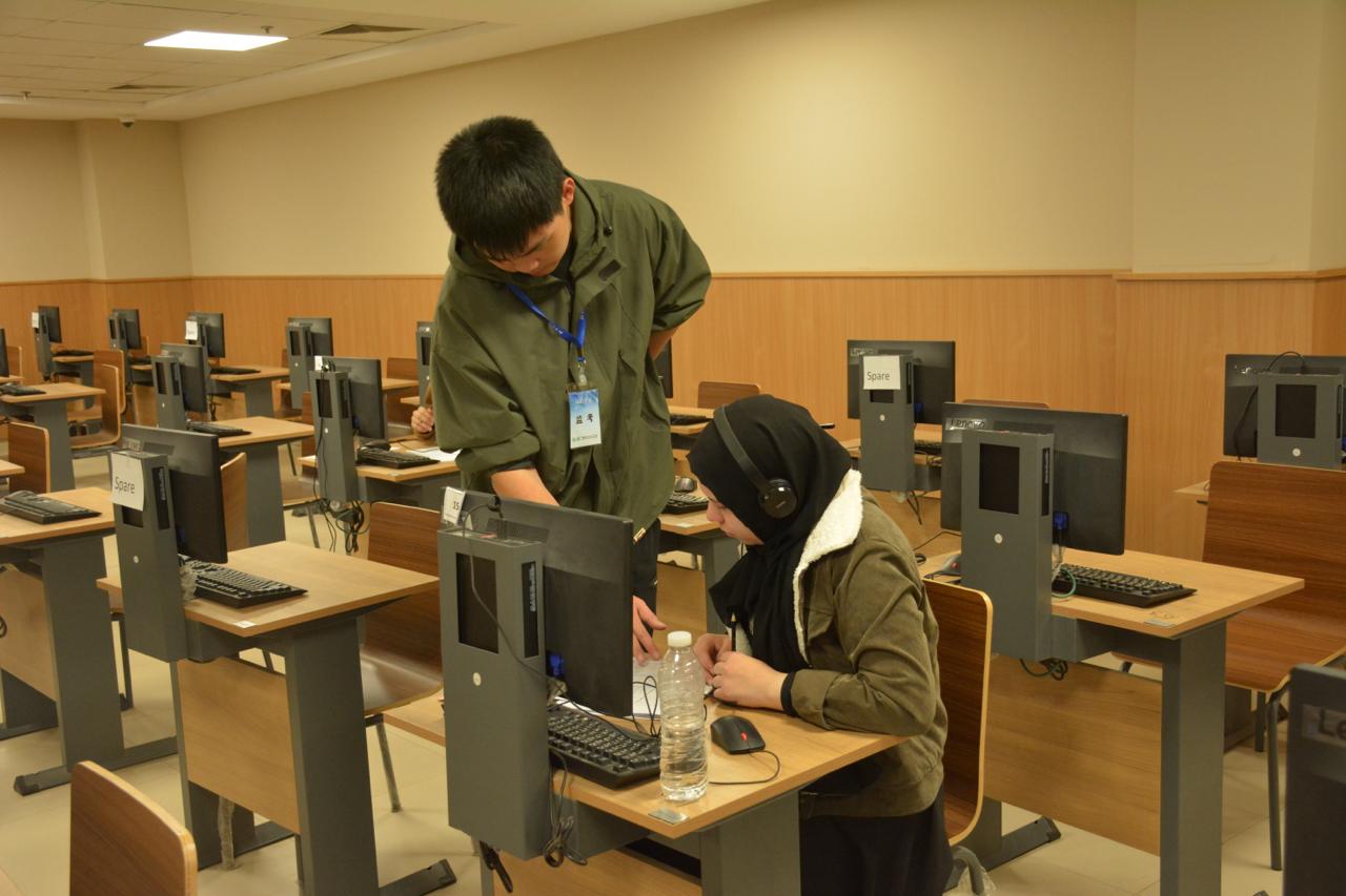 بدء اختبارات اللغة الصينية في معهد كونفوشيوس بجامعة عين شمس