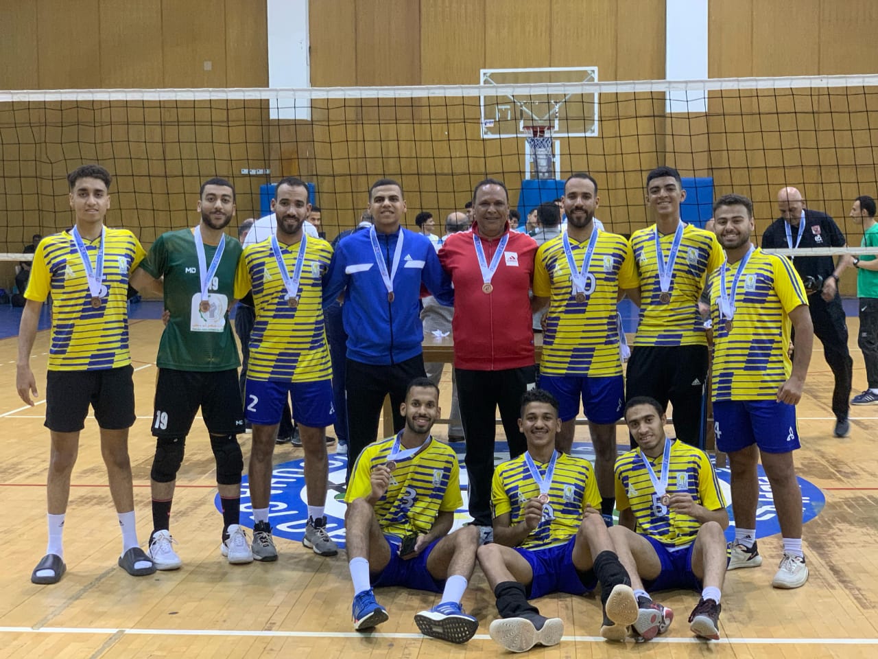 جامعة أسيوط تحصد المركز الثالث في نهائيات الكرة الطائرة (طلبة) 