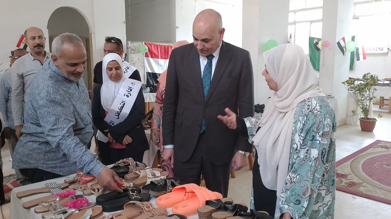 افتتاح المعرض الخيري السنوي لطالبات جامعة المنوفية 