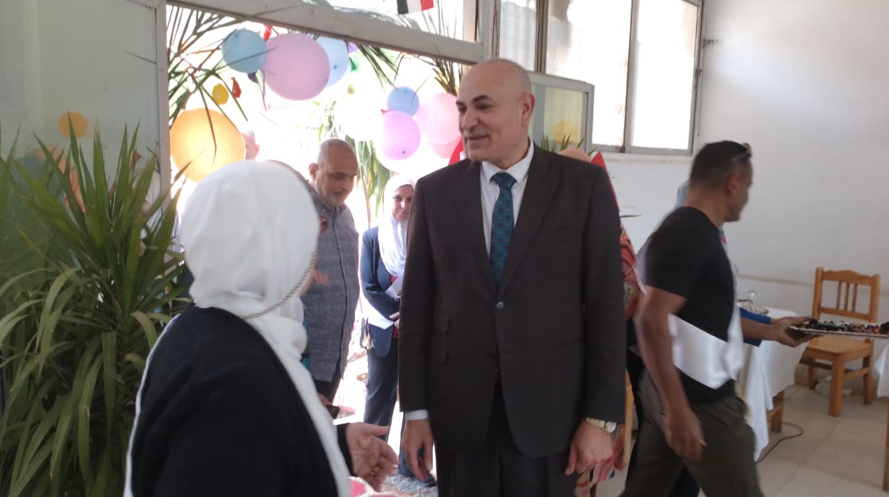 افتتاح المعرض الخيري السنوي لطالبات جامعة المنوفية 