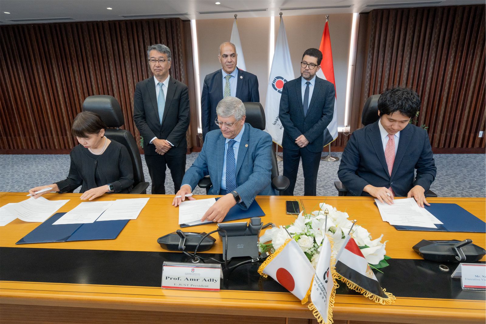 الجامعة المصرية اليابانية توقّع مذكرة تفاهم مع ثلاث مؤسسات يابانية في الفضاء والتنمية المستدامة