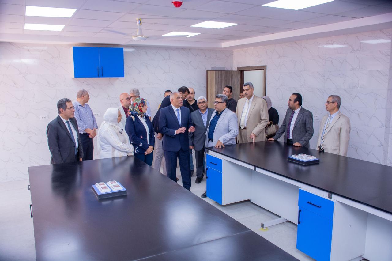 جامعة طنطا تفتتح صيانة مبنى البيولوجي بتطوير شامل