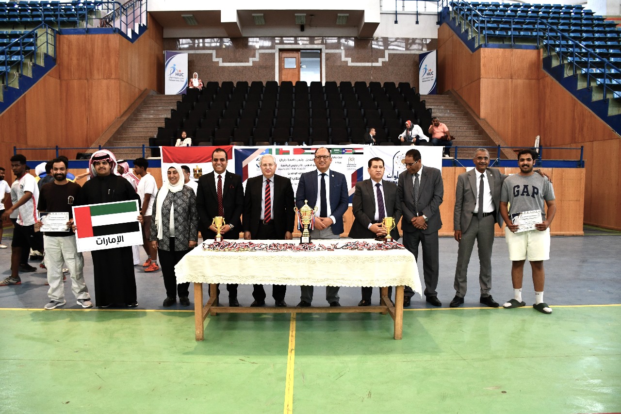 جامعة حلوان تطلق أول مهرجان رياضي يجمع طلابها الوافدين