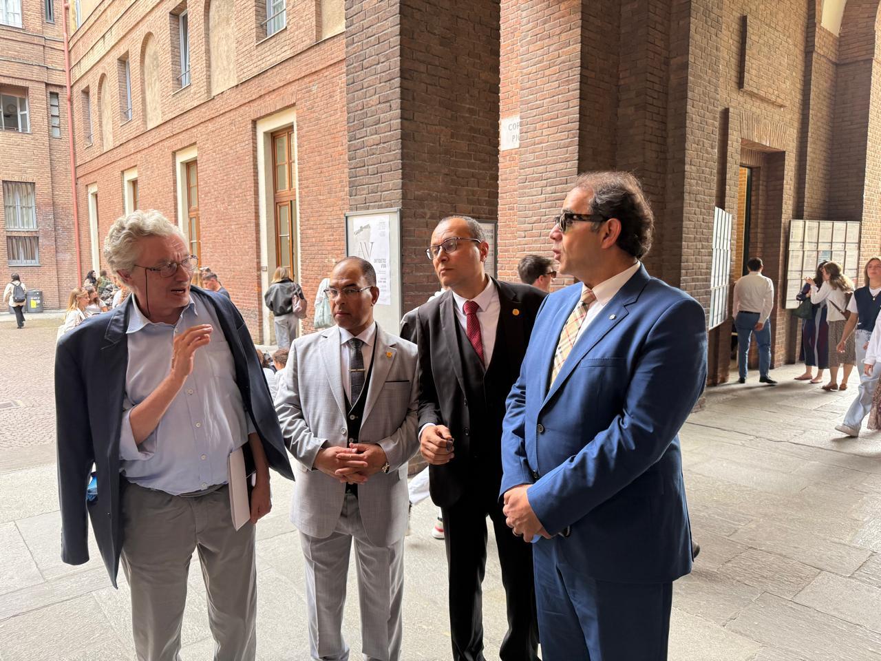 رئيس جامعة بورسعيد يطلق مؤتمرًا دوليًا مشتركًا مع الجامعة الكاثوليكية بميلانو