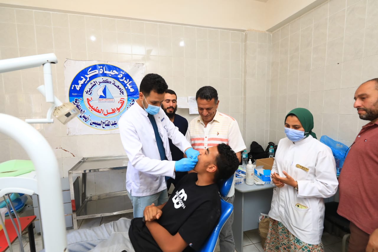 قوافل جامعة كفر الشيخ تعيد الأمل لقرى كفر الشيخ