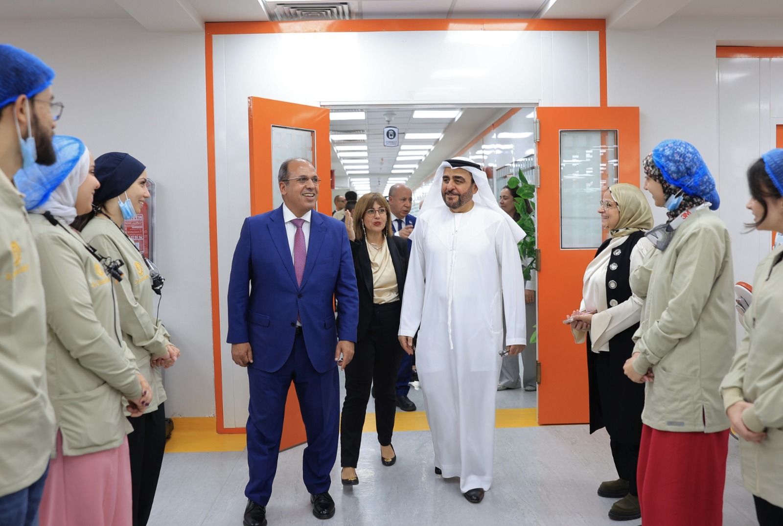 الجامعة البريطانية في مصر تستقبل رئيس جامعة حمدان بن محمد