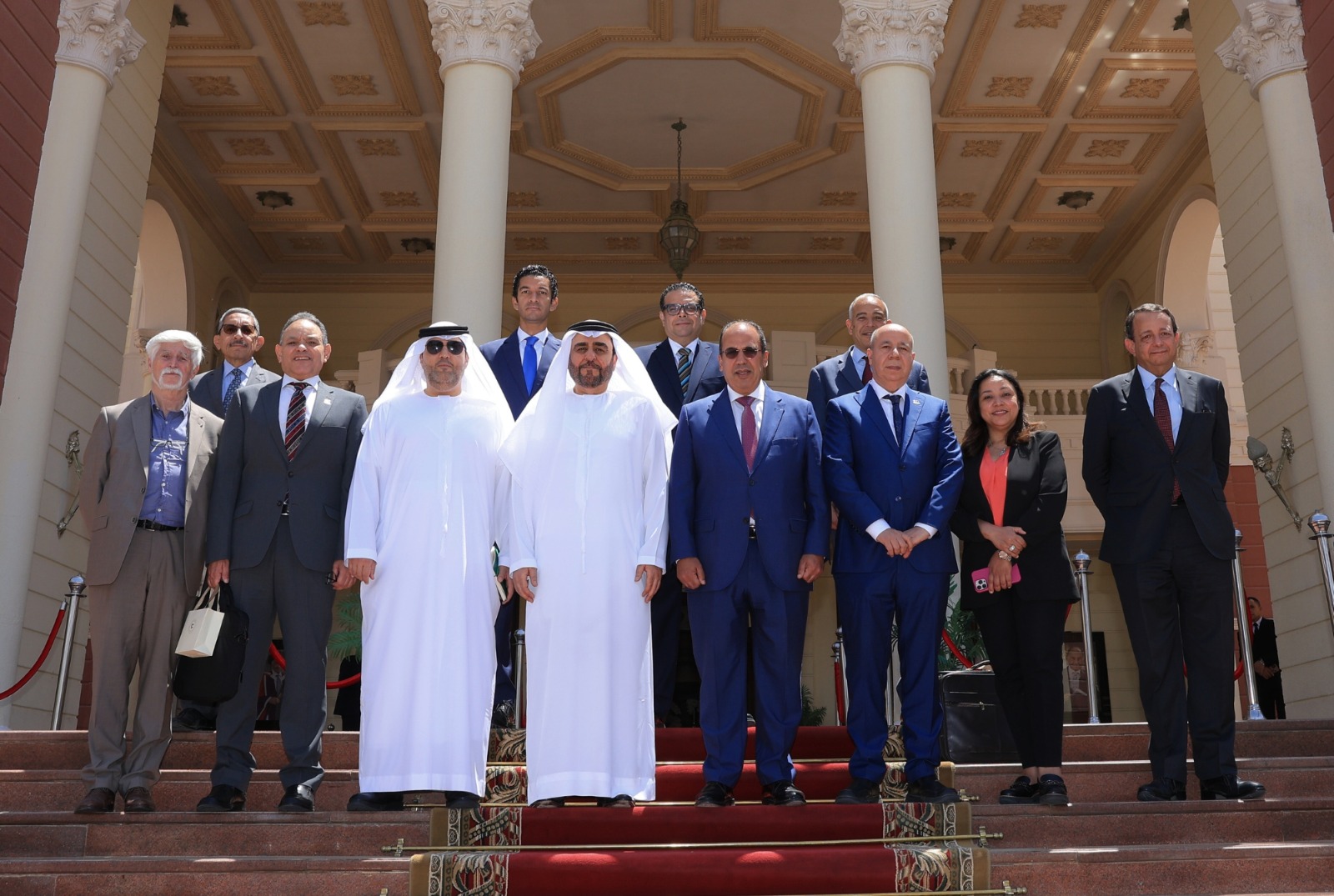 الجامعة البريطانية في مصر تستقبل رئيس جامعة حمدان بن محمد