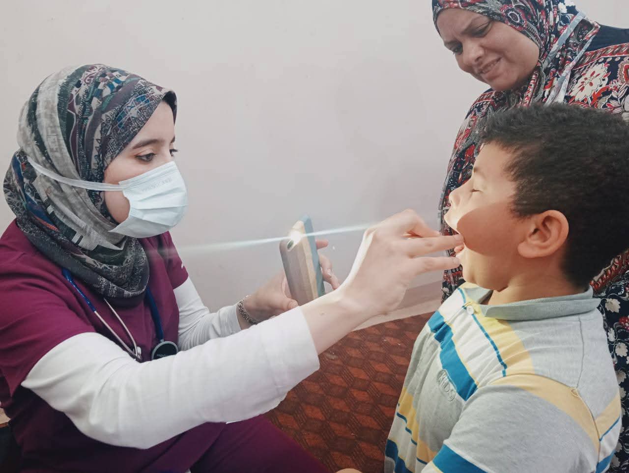  قافلة جامعة المنوفية المتكاملة توقع الكشف على 440 من أهالي قرية ميت أم صالح ببركة السبع