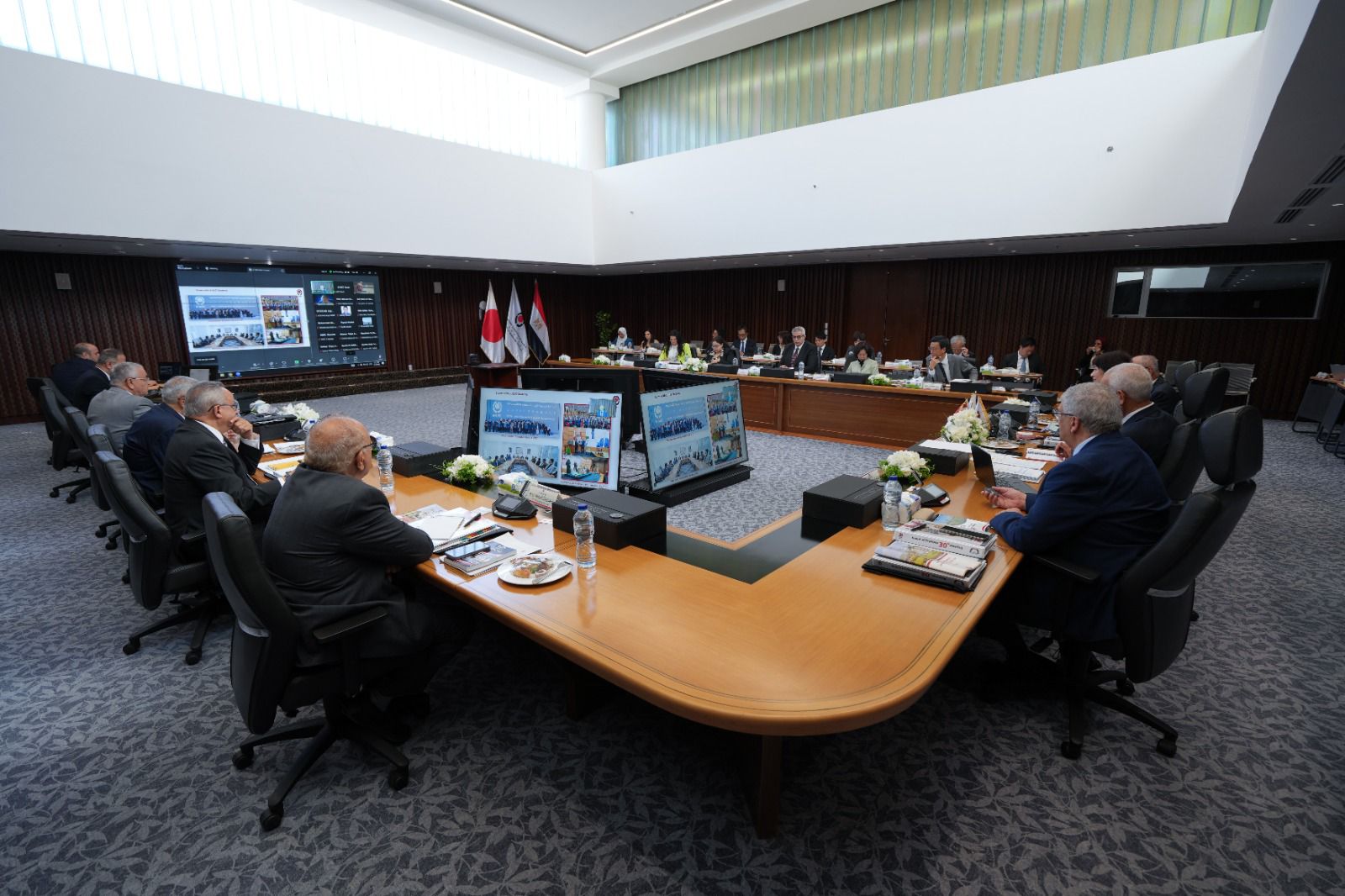 بدء ‎اجتماع مجلس أمناء الجامعة المصرية اليابانية فى دورته ال ٣٠