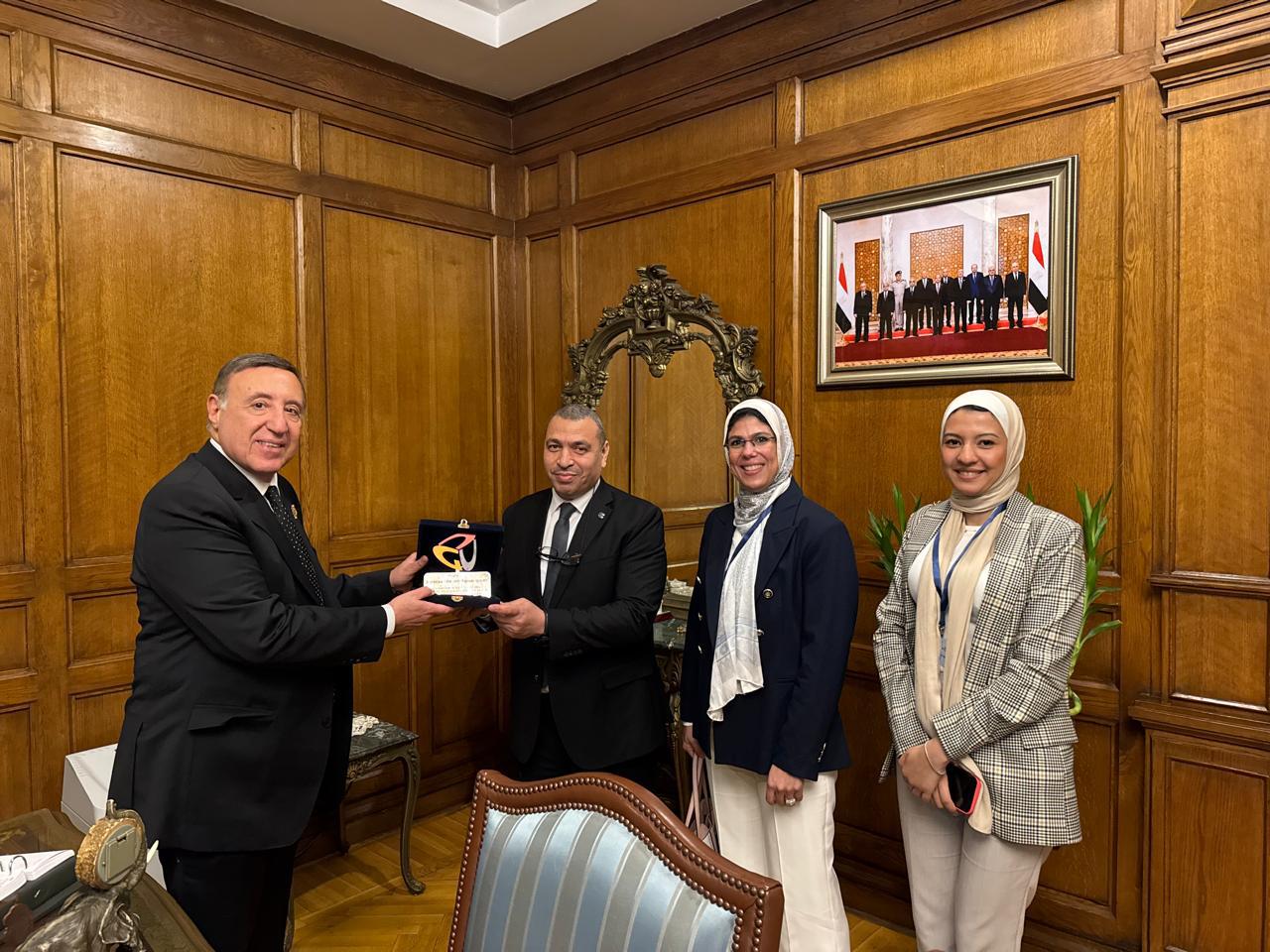 طلاب حقوق الجامعة الألمانية بالقاهرة في زيارة تدريبية للمحكمة الدستورية العليا