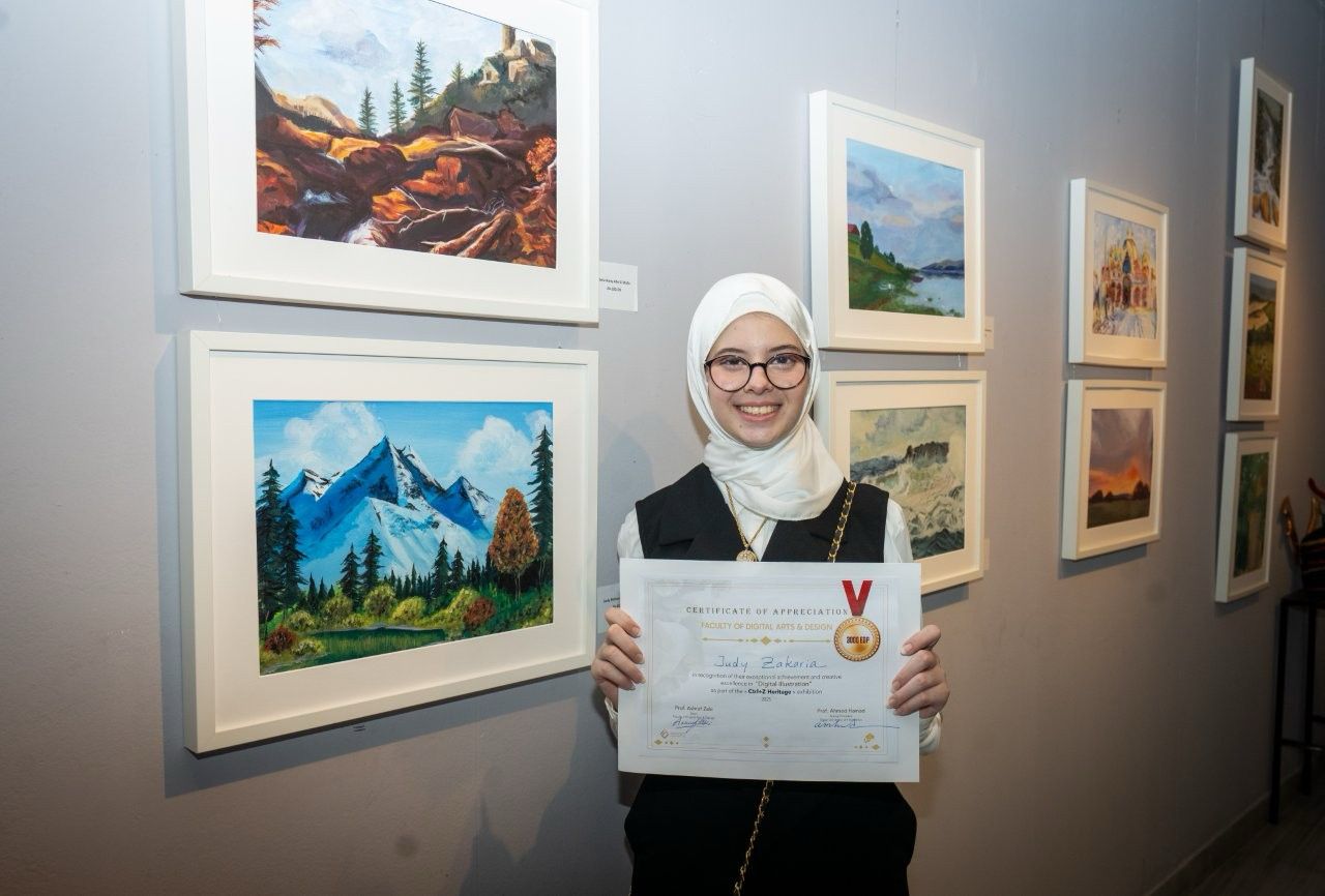 150 لوحة رقمية بختام معرض جامعة مصر للمعلوماتية بدار الأوبرا المصرية