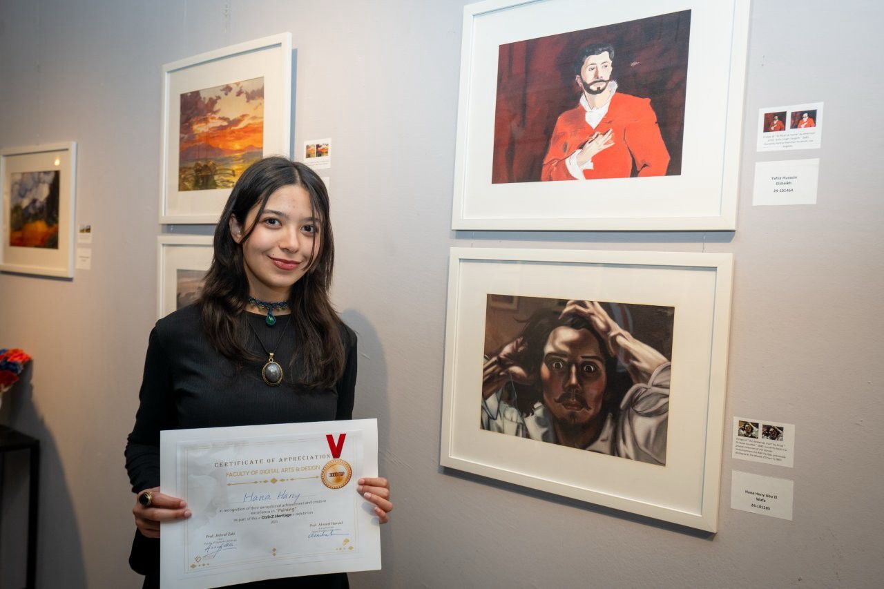 150 لوحة رقمية بختام معرض جامعة مصر للمعلوماتية بدار الأوبرا المصرية