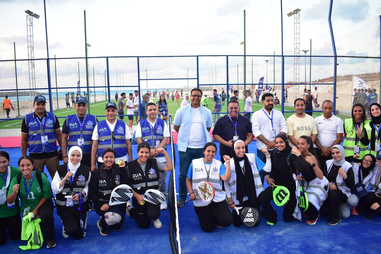 انطلاق بطولة العلمين للجامعات 2025 بمدينة العلمين الجديدة