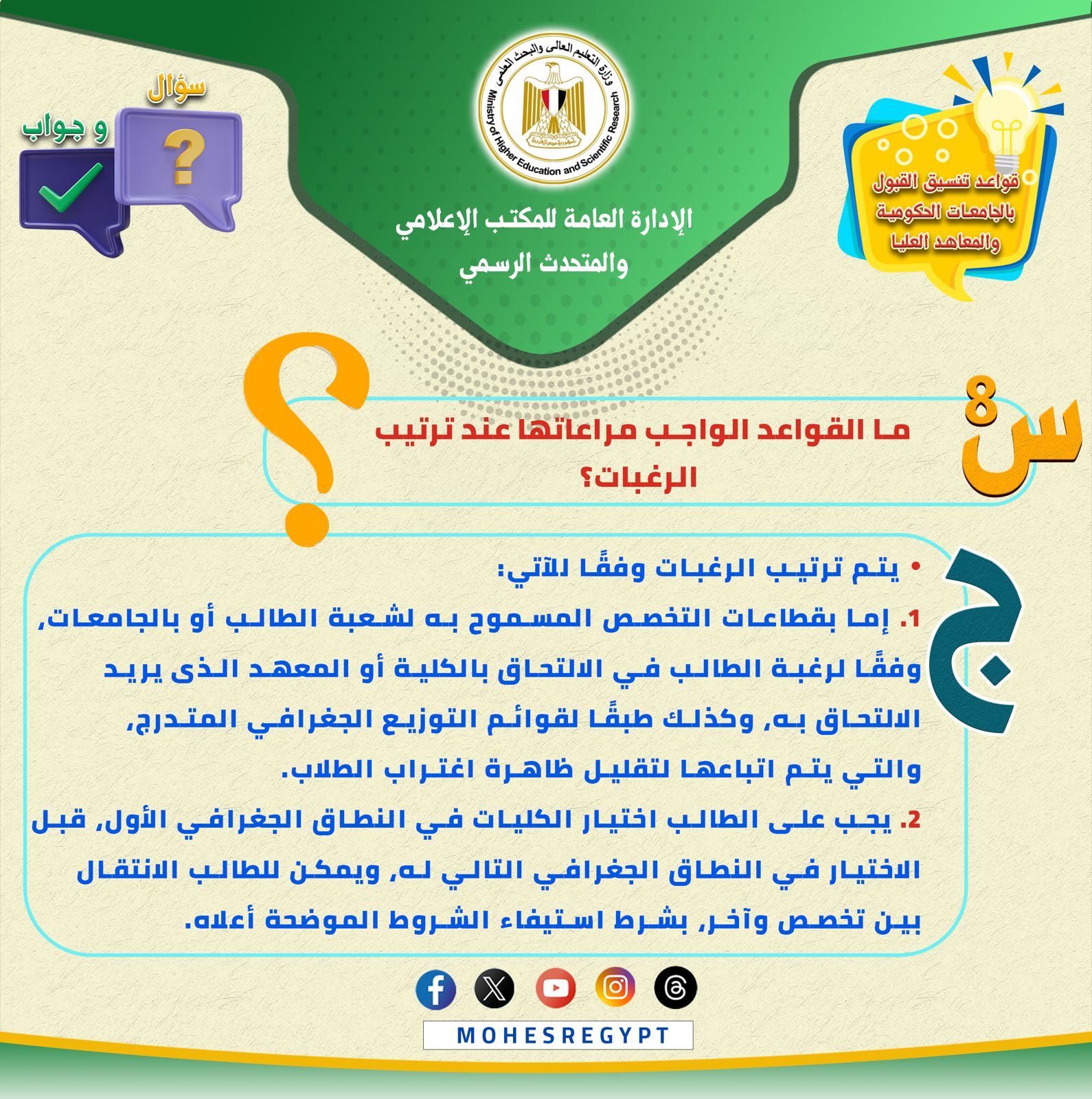 تنسيق المرحلة الثانية 2025