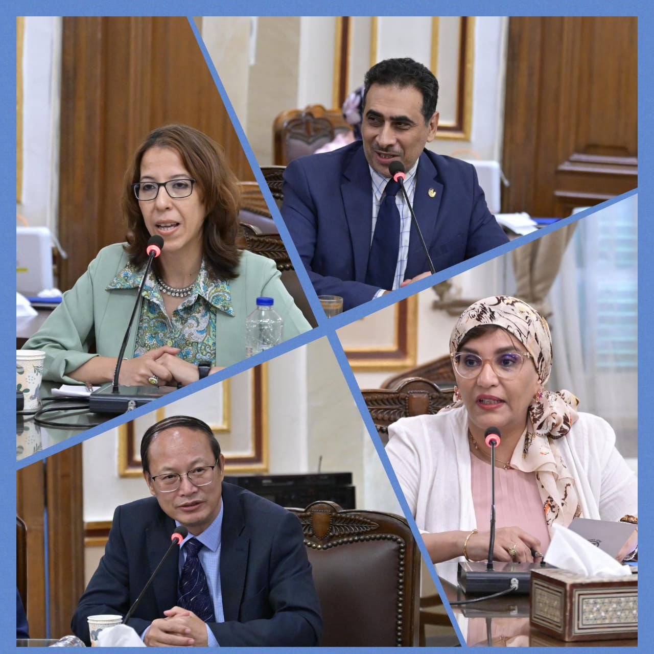 جامعة القاهرة تستقبل وفد الجمعية الصينية للتعليم العالي