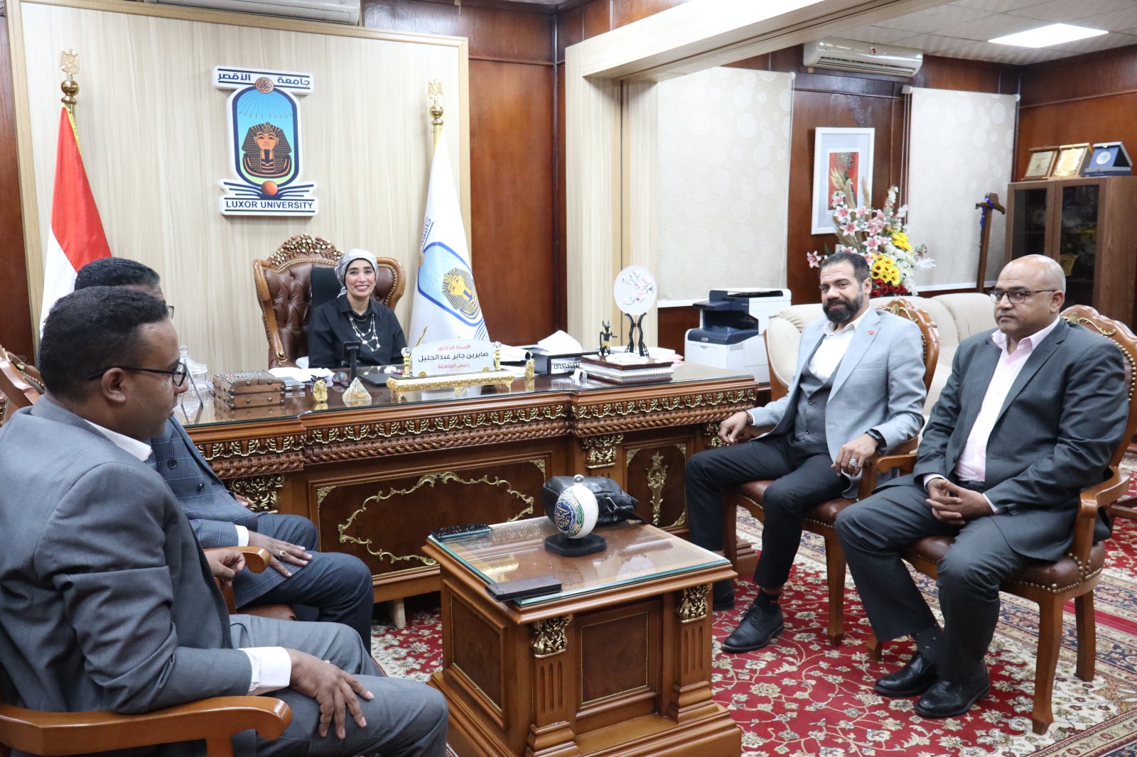 جامعة الأقصر توقع مذكرة تفاهم مع مؤسسة ظواهر لتعزيز العمل التطوعي