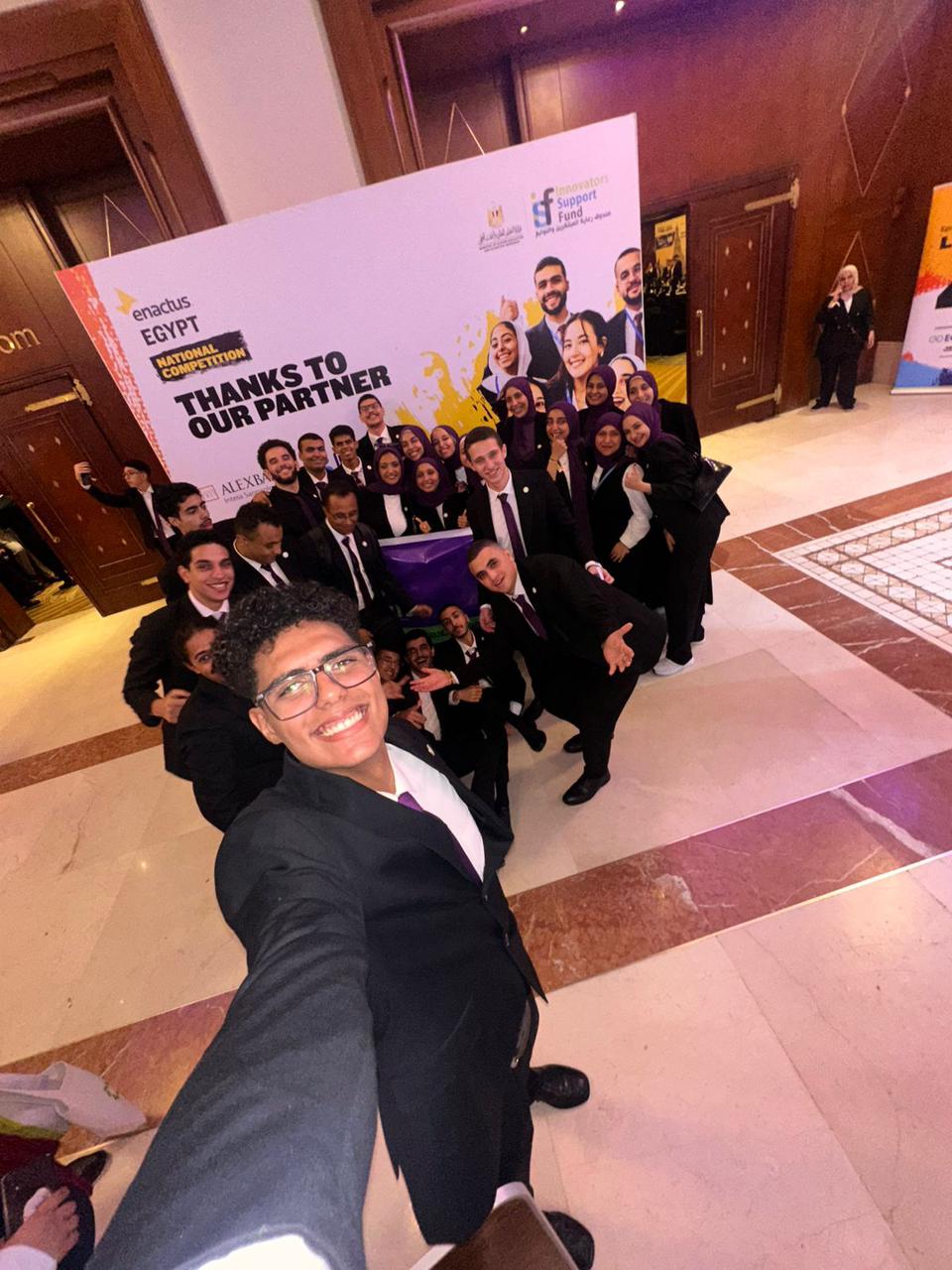 جامعة حلوان تحقق إنجازًا تاريخيًا بفريق Enactus HITU